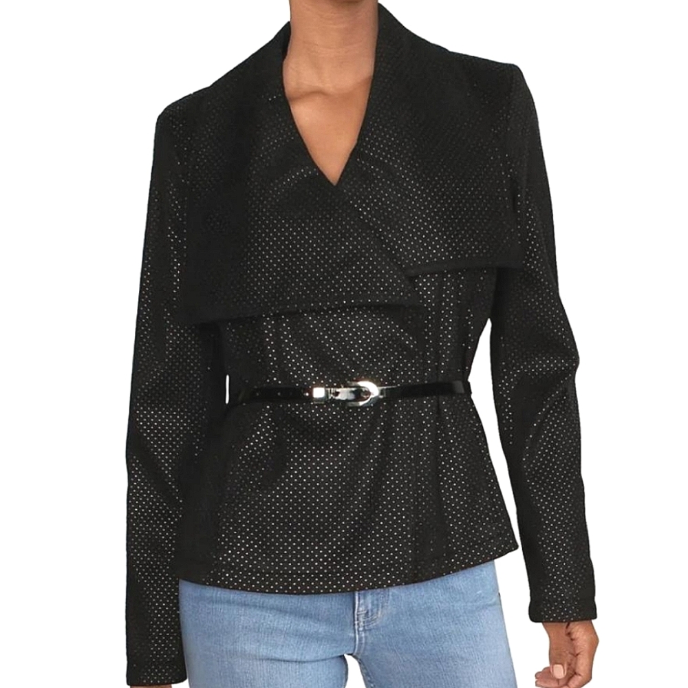 NWT KENNETH COLE | Belted Wrap Blazer Jacket - Picture 5 of 10